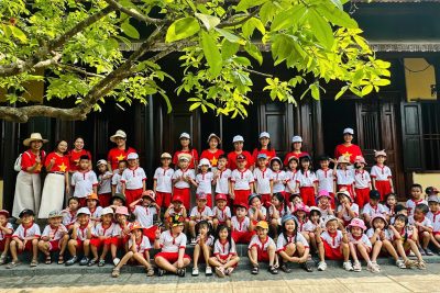Trường Mầm non Đức Phú tổ chức cho các cháu 5-6 tuổi tham quan trường Tiểu Học